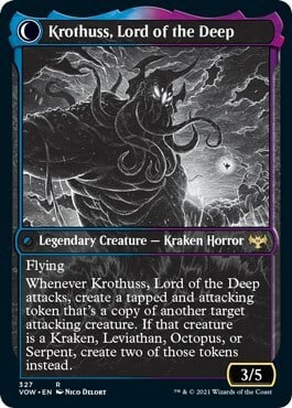 Runo Stromkirk // Krothuss, Lord of the Deep Card Back