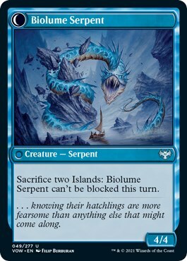 Biolume Egg // Biolume Serpent Card Back