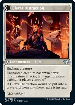 Distracting Geist // Clever Distraction Card Back