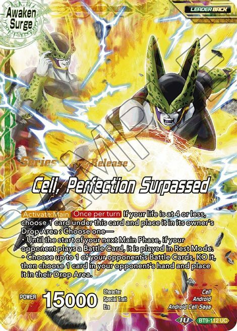 Cell // Cell, Perfection Surpassed Card Back