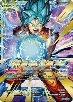 Super Saiyan God Son Goku // SSGSS Son Goku, The Soul Striker Card Back