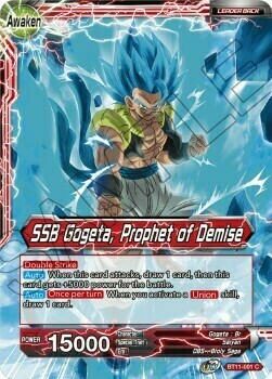 Gogeta // SSB Gogeta, Prophet of Demise Card Back