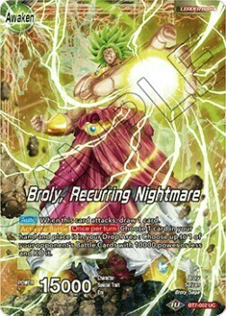 Broly // Broly, Recurring Nightmare Card Back