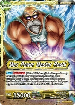 Master Roshi // Max Power Master Roshi Card Back