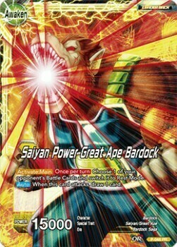 Bardock // Saiyan Power Great Ape Bardock Card Back
