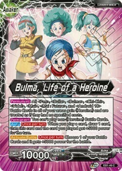 Bulma // Bulma, Life of a Heroine Card Back