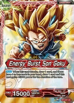 Son Goku // Energy Burst Son Goku Card Back