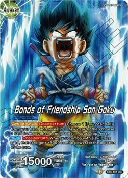 Son Goku // Bonds of Friendship Son Goku Card Back