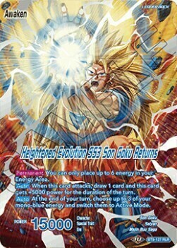 Son Goku // Heightened Evolution SS3 Son Goku Returns Card Back