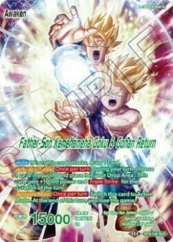 Son Gohan // Father-Son Kamehameha Goku & Gohan Return Card Back
