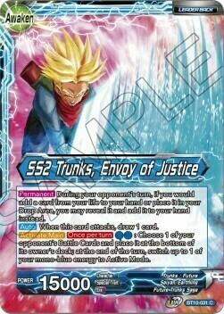 Trunks // SS2 Trunks, Envoy of Justice Card Back