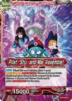 Pilaf // Pilaf, Shu, and Mai Assemble! Card Back