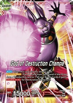 Champa // God of Destruction Champa Card Back