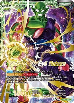 Piccolo Jr., Evil Reborn Card Back
