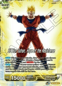 Son Gohan // SS Son Gohan, Hope of the Resistance Parte Posterior