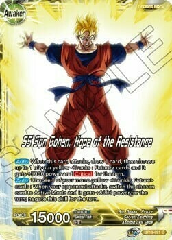 Son Gohan // SS Son Gohan, Hope of the Resistance Card Back