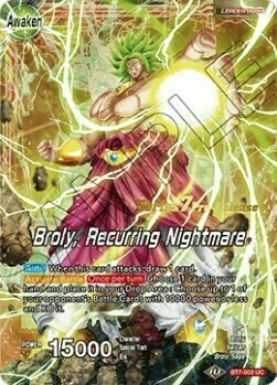 Broly // Broly, Recurring Nightmare Parte Posterior