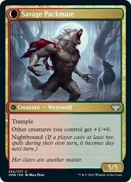 Child of the Pack // Savage Packmate Card Back