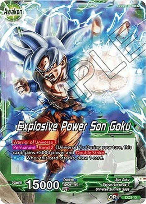 Son Goku // Explosive Power Son Goku Card Back