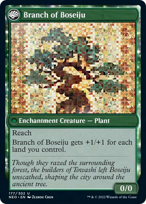 Boseiju Reaches Skyward // Branch of Boseiju Card Back