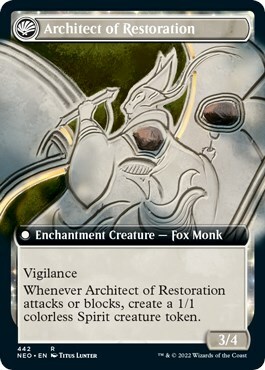 The Restoration of Eiganjo // Architect of Restoration Card Back