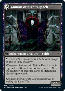 The Long Reach of Night // Animus of Night's Reach Card Back