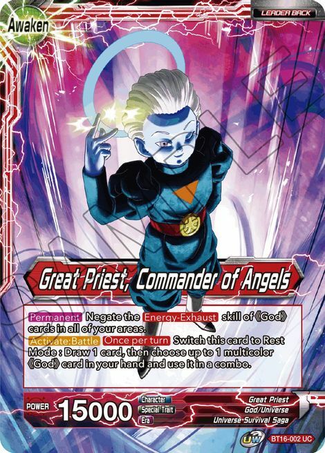 Great Priest // Great Priest, Commander of Angels Card Back