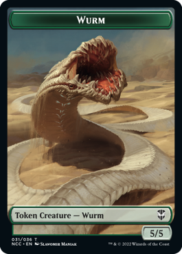 Elf Warrior // Wurm Card Back