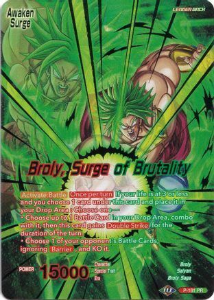 Broly // Broly, Surge of Brutality Parte Posterior