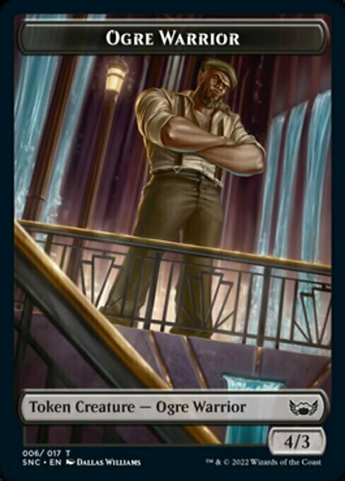 Rhino Warrior // Ogre Warrior Card Back
