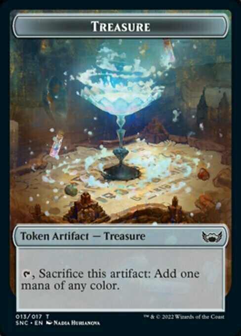 Wizard // Treasure Card Back