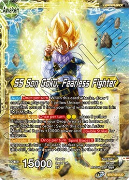 Son Goku // SS Son Goku, Fearless Fighter Parte Posterior