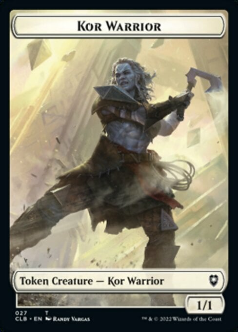 Kor Warrior // Shapeshifter Card Back