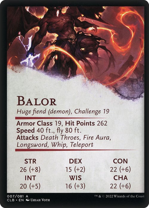 Art Series: Balor Parte Posterior