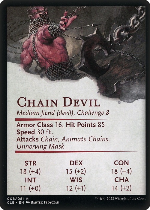 Art Series: Chain Devil Card Back