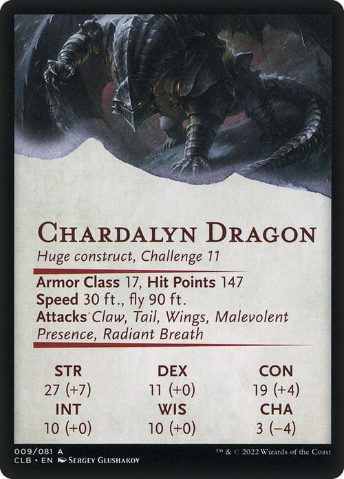 Art Series: Chardalyn Dragon Card Back