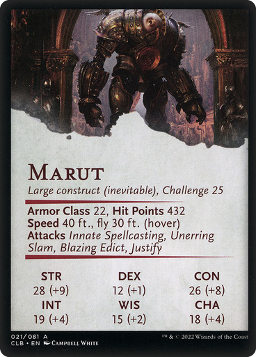 Art Series: Marut Card Back