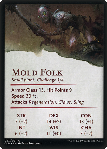 Art Series: Mold Folk Card Back