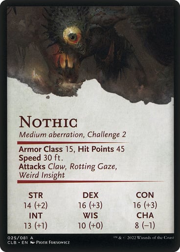 Art Series: Nothic Card Back