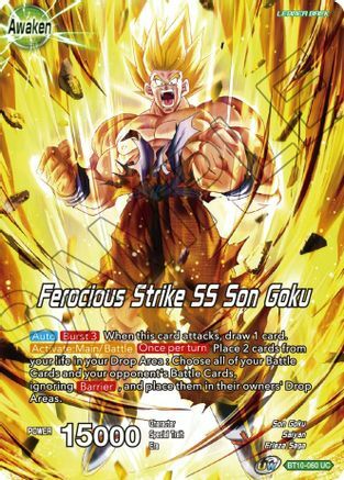  Son Goku // Ataque feroz SS Son Goku Historia de Son Goku