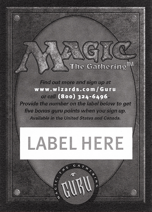 Magic Guru Card Back