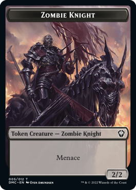 Warrior // Zombie Knight Card Back
