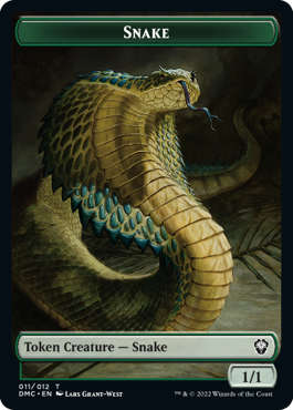 Human // Snake Card Back