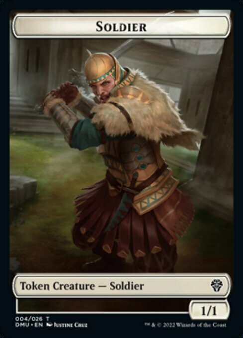Ajani, Sleeper Agent Emblem // Soldier Card Back