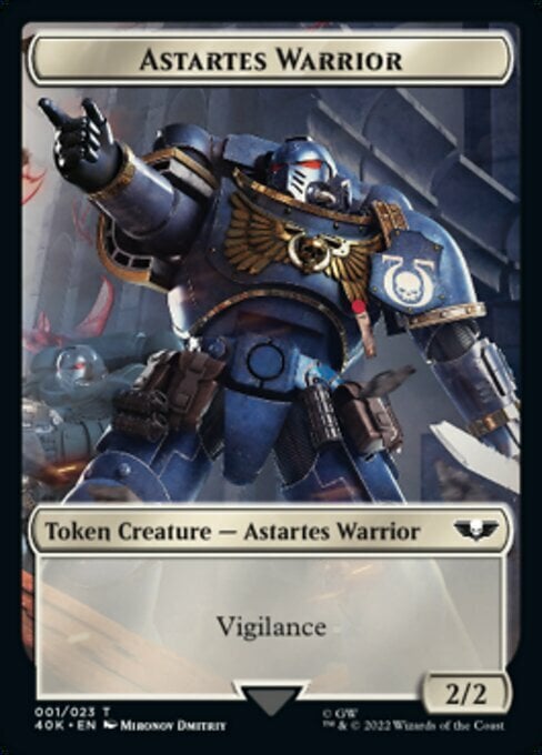 Clue // Astartes Warrior Card Back