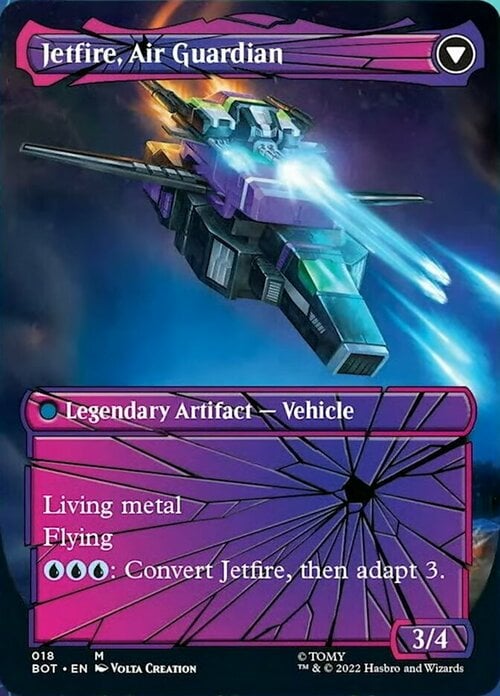 Jetfire, Ingenious Scientist // Jetfire, Air Guardian Card Back