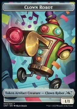 Treasure // Clown Robot Card Back