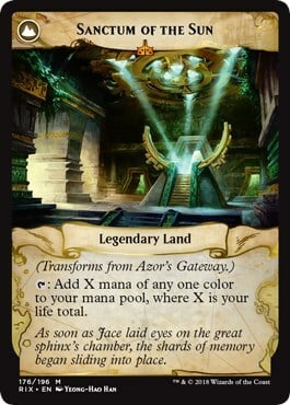 Azor's Gateway // Sanctum of the Sun Card Back