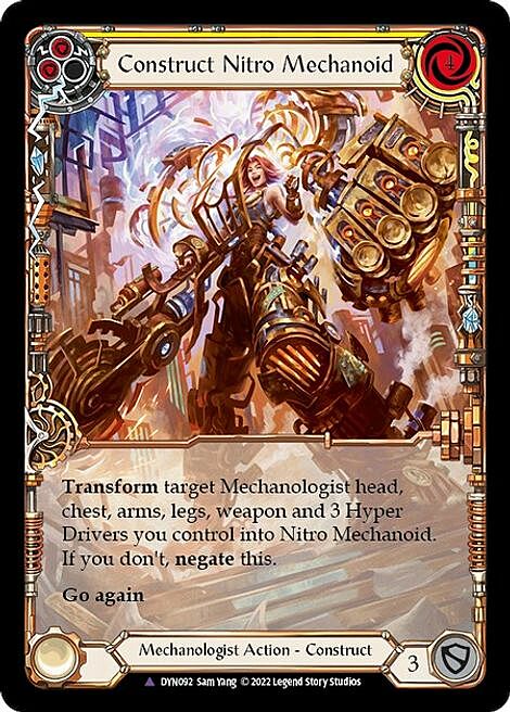 Construct Nitro Mechanoid // Nitro Mechanoid Card Back