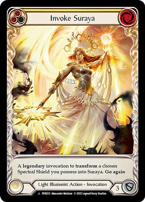 Invoke Suraya // Suraya, Archangel of Knowledge Card Back